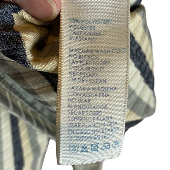 Rebecca Minkoff Stripe Mary Pullover Jersey Mini Dress with Tie Waist Small - Picture 6 of 9